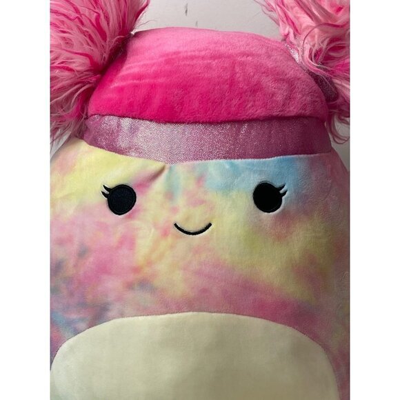 Squishmallows Pink Blue Yellow‎ Tie Dye Opal The Octopus Plush Stuffed Animal - Picture 6 of 10